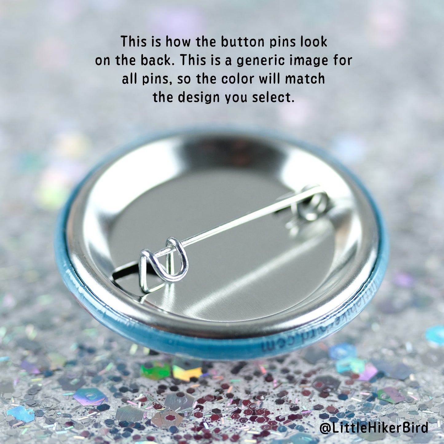 Wut Bird Pin Back Button Pin