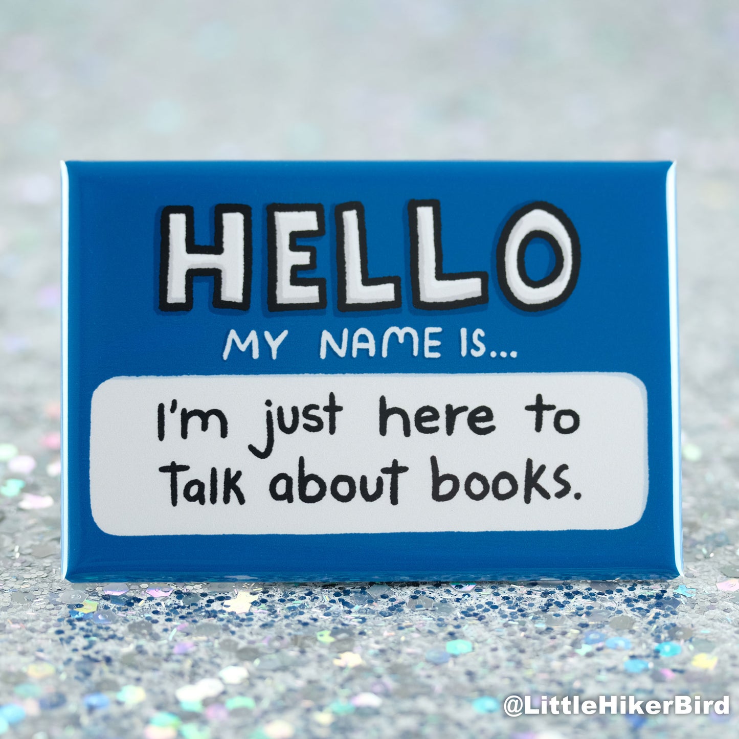 Hello Books Fridge Magnet