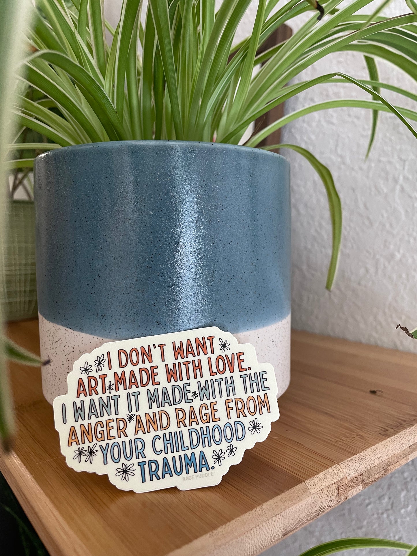 Made with love vinyl sticker