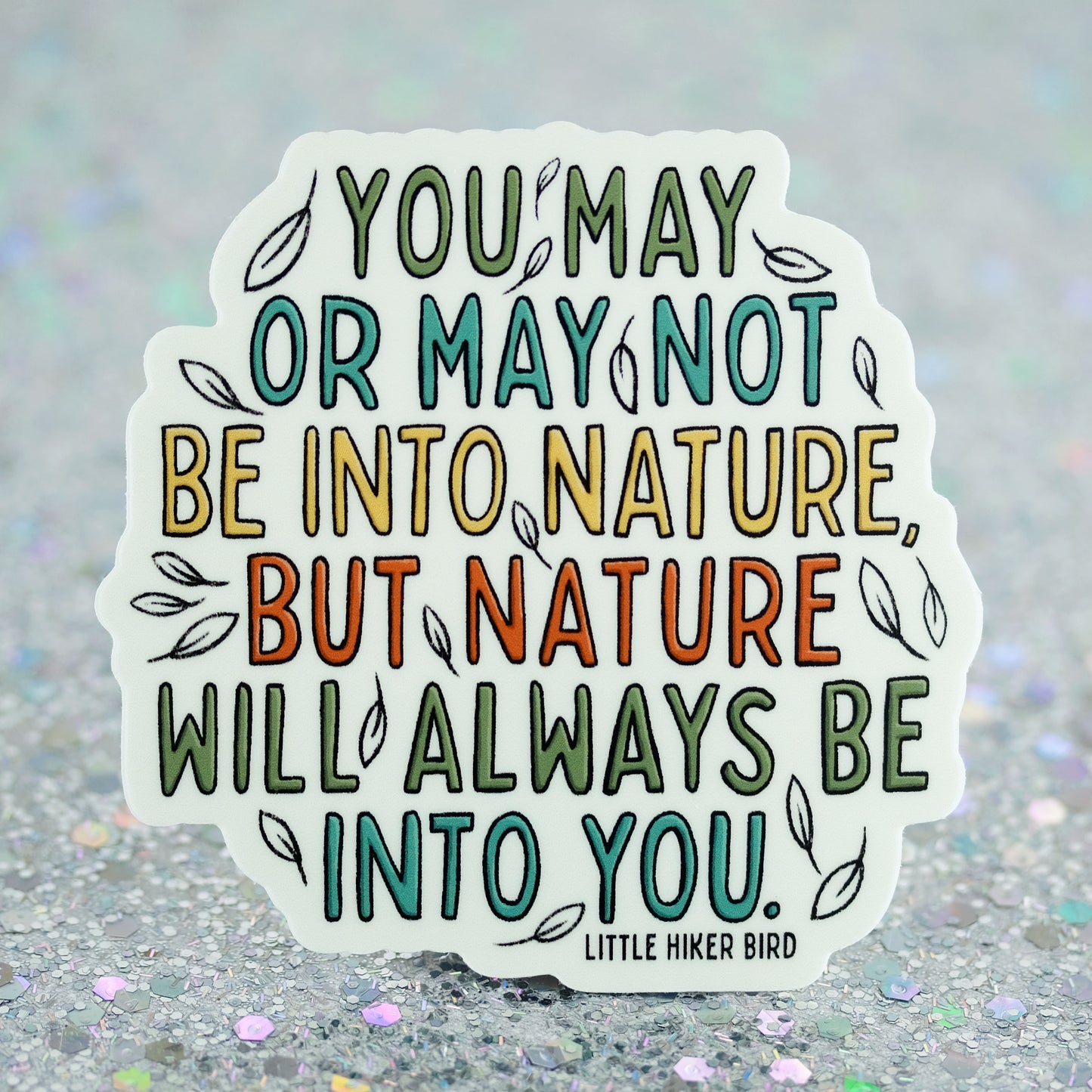 Into Nature Vinyl Sticker