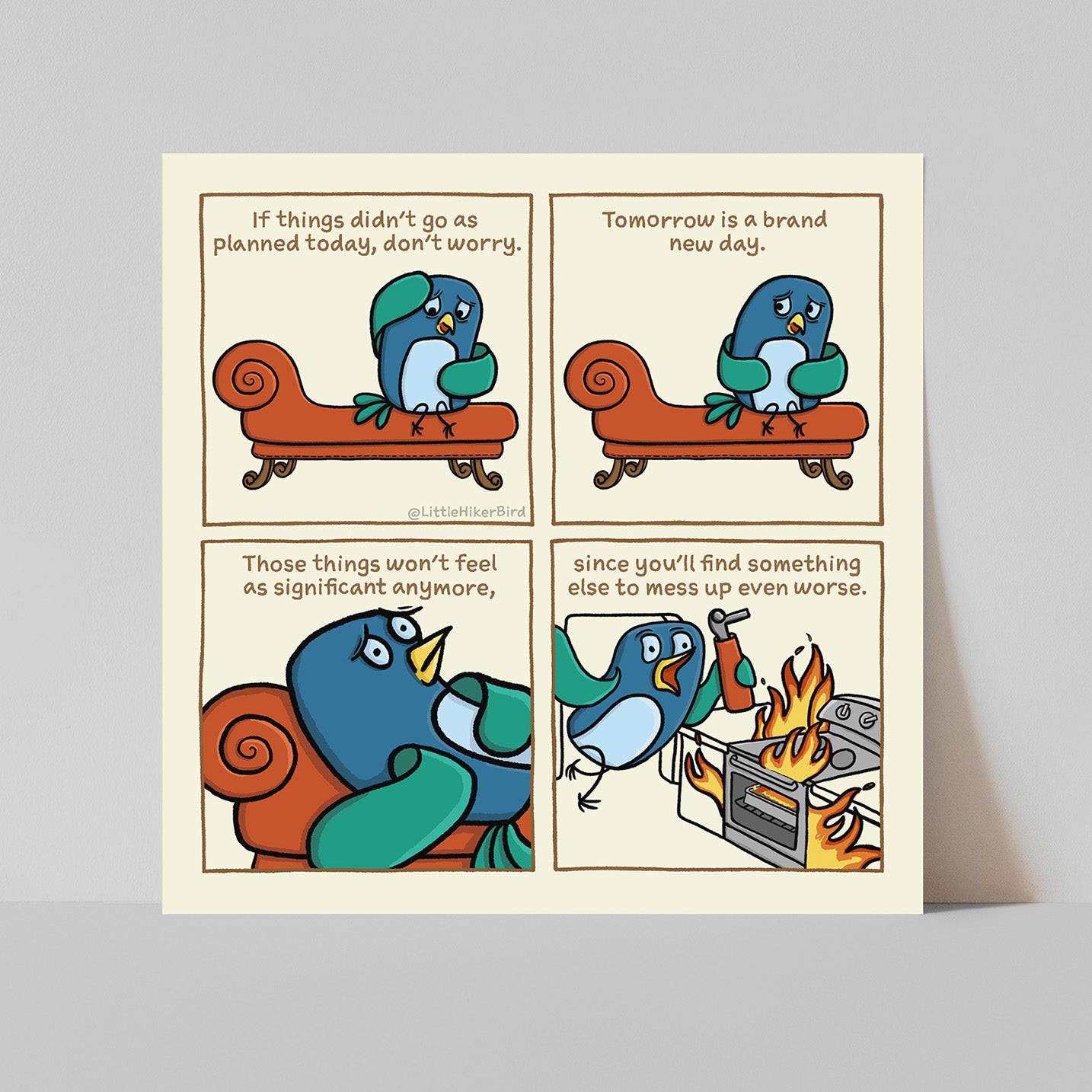 Tomorrow is a New Day Comic Print