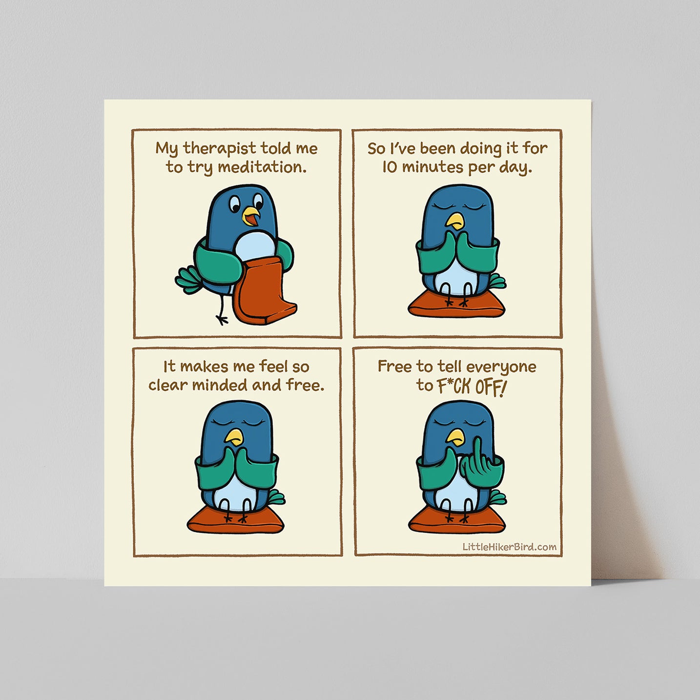 Meditation Comic Print