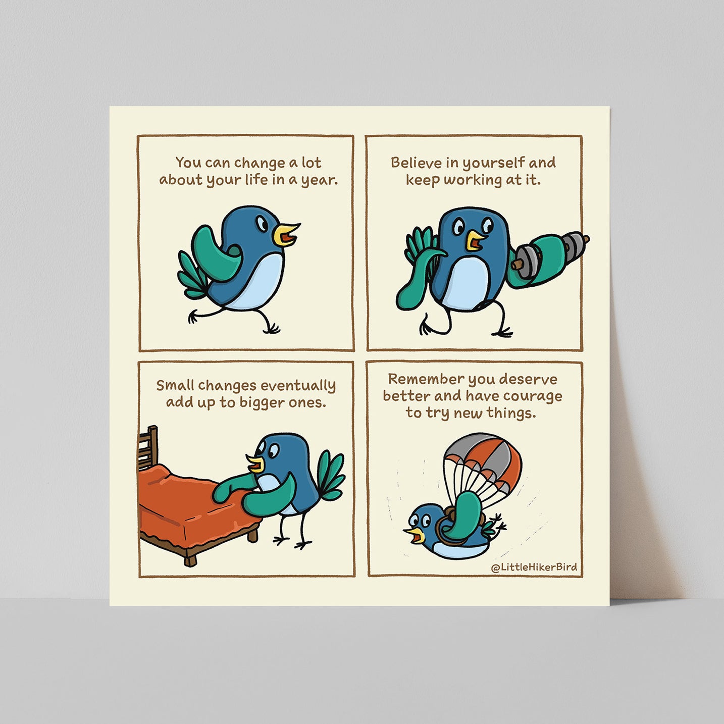 Try New Things Comic Print