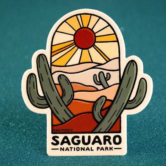 Saguaro National Park Cactus Vinyl Sticker