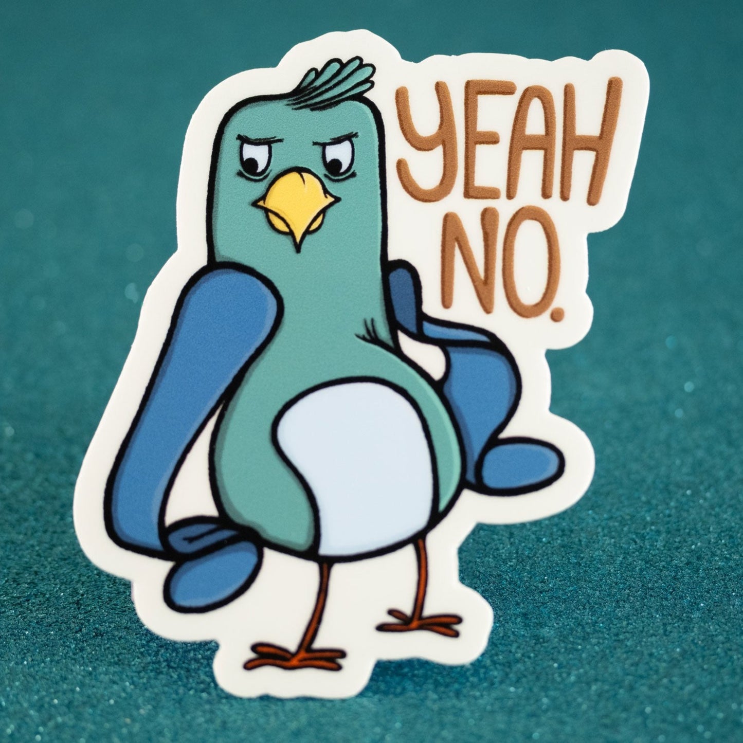 Yeah No. Vinyl Sticker