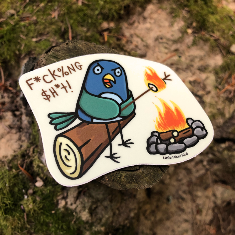 Marshmallow Comic Sticker