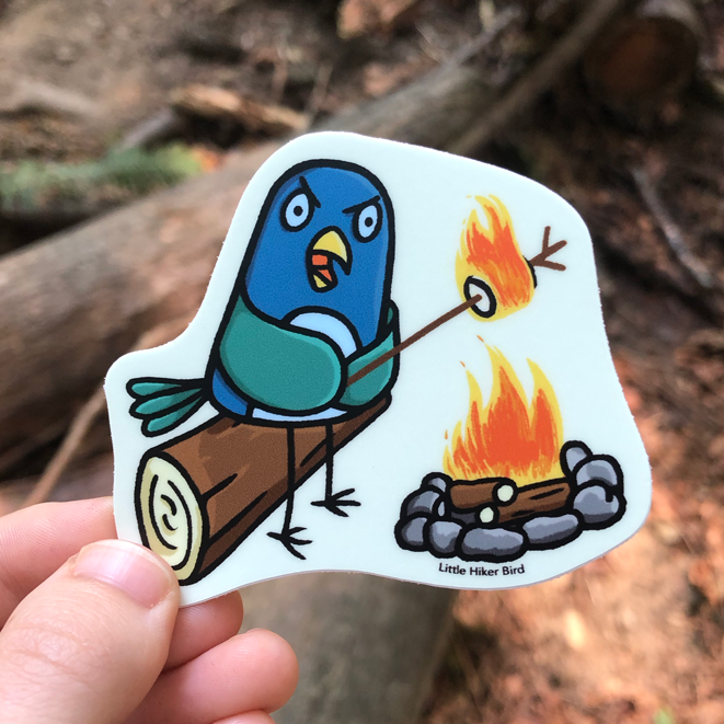 Marshmallow Comic Sticker (No Text)