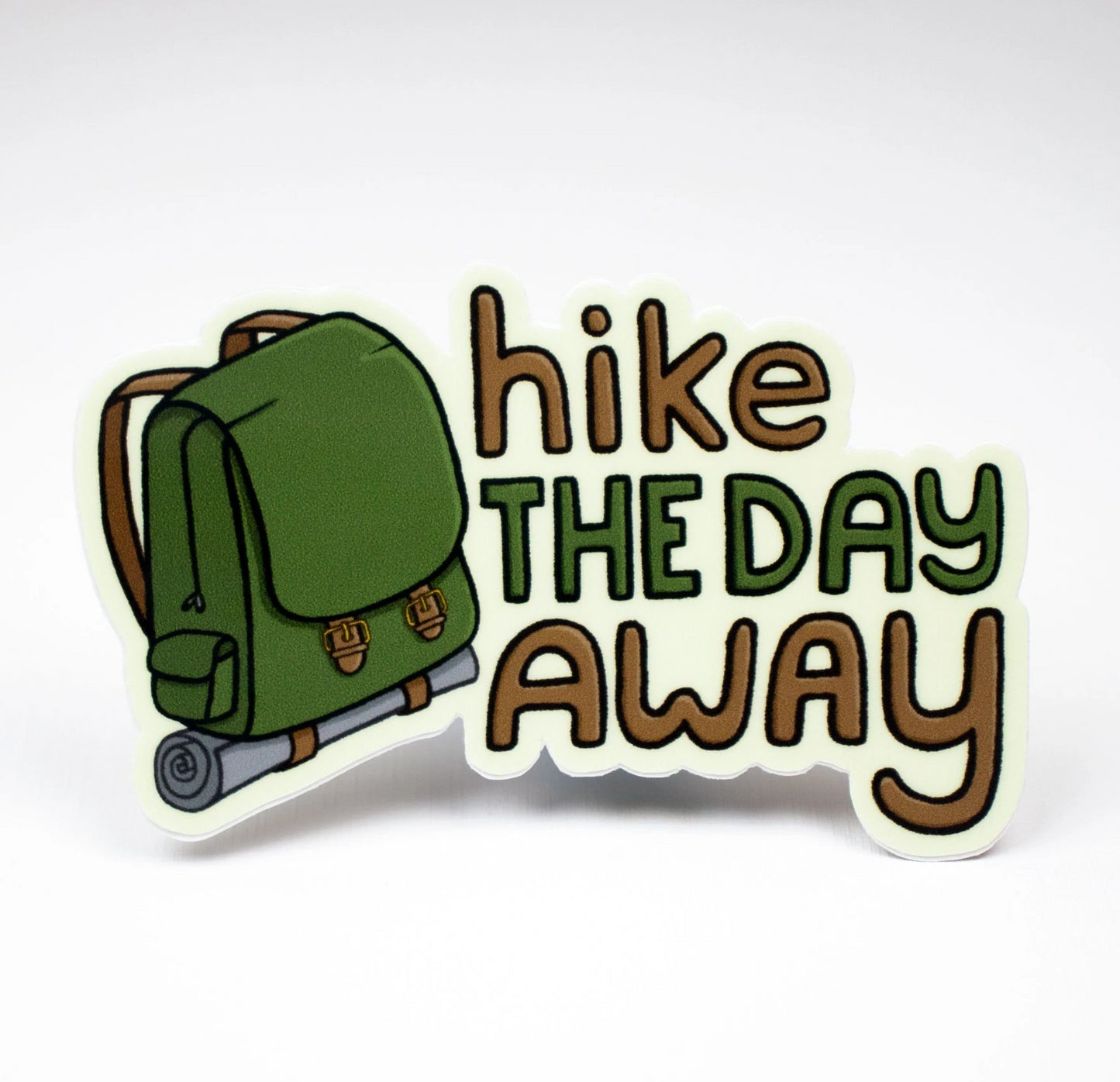 Hike the Day Away Sticker