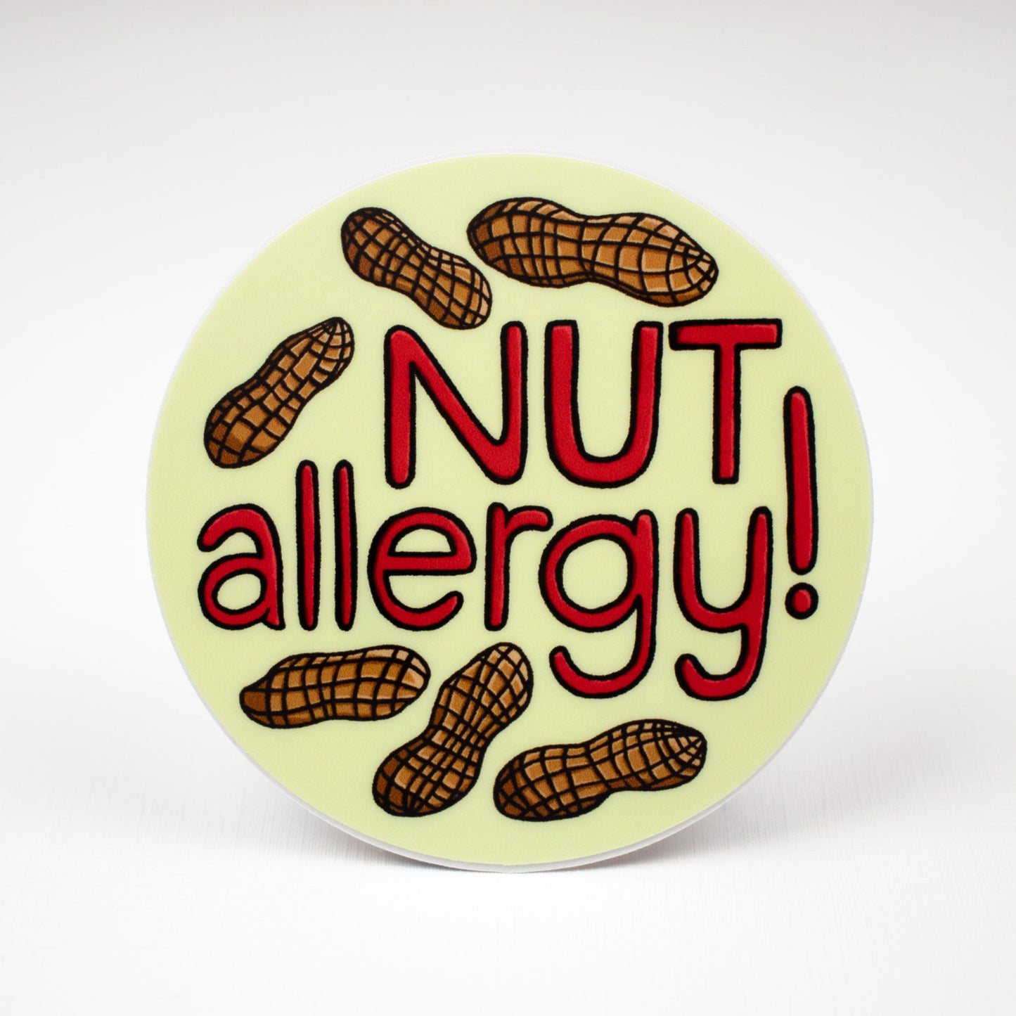 Nut Allergy Sticker