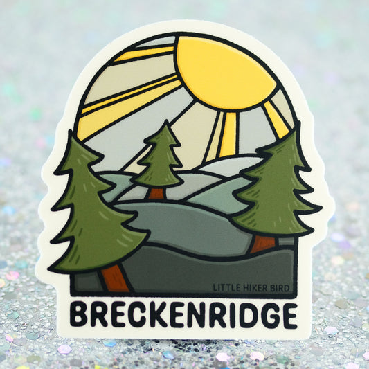 Breckenridge - Trees - Vinyl Sticker