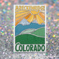 Breckenridge, Colorado Fridge Magnet - Mountain Sketch