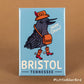 FRIDGE MAGNET - Bristol, Tennessee - YeeCaw Bird