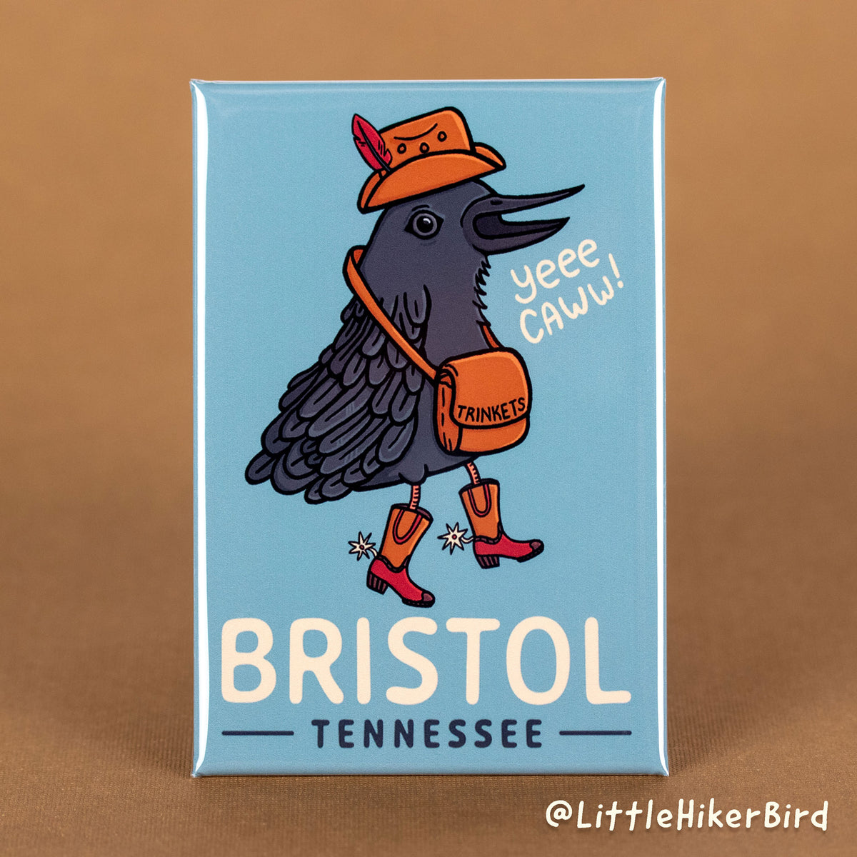 FRIDGE MAGNET - Bristol, Tennessee - YeeCaw Bird