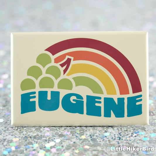 Eugene Fridge Magnet - Vintage Sunset Grapes