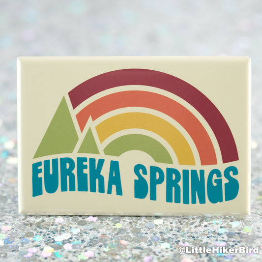 Eureka Springs Fridge Magnet - Vintage Sunset