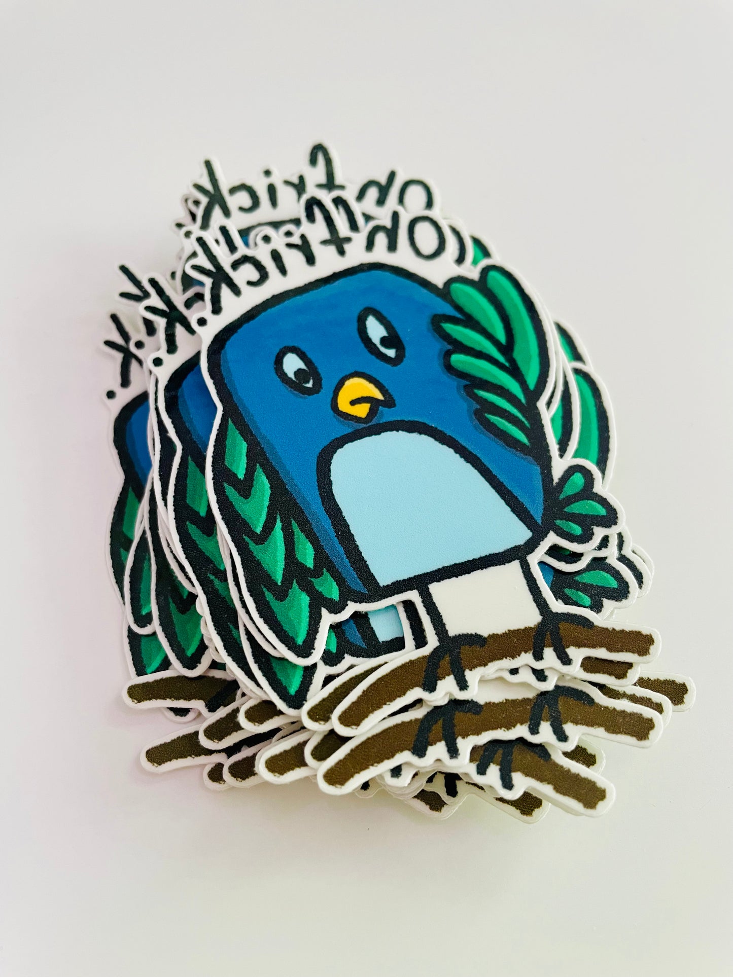 Oh frick Bird Temporary Tattoo!