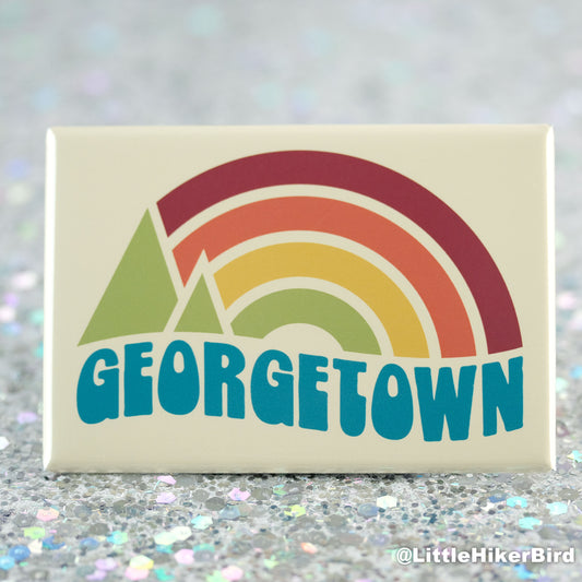 Georgetown Fridge Magnet - Vintage Sunset