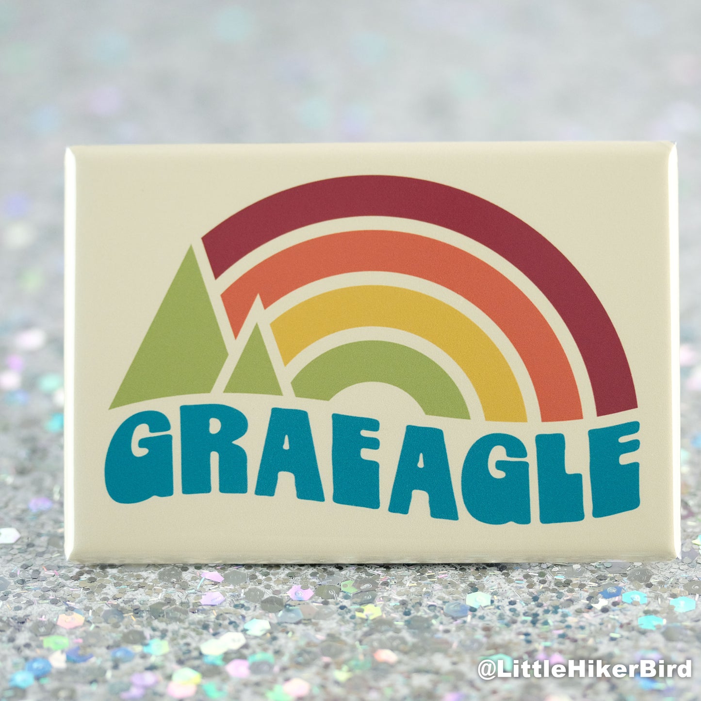 Graeagle Fridge Magnet - Vintage Sunset