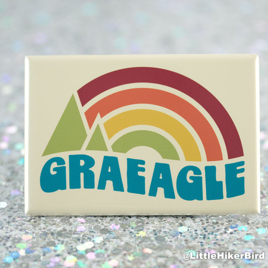 Graeagle Fridge Magnet - Vintage Sunset