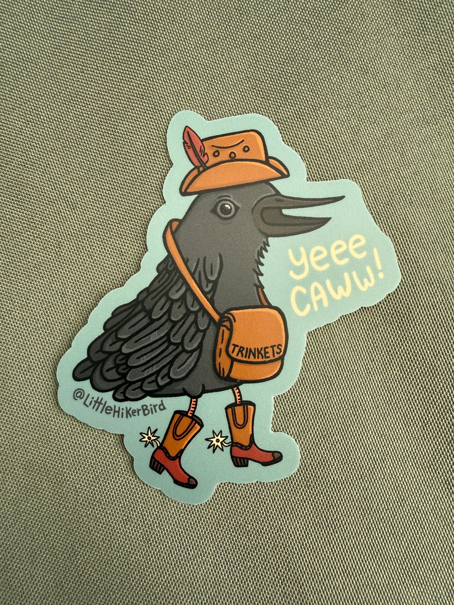 VINYL STICKER - YeeCaw! Cowboy Bird