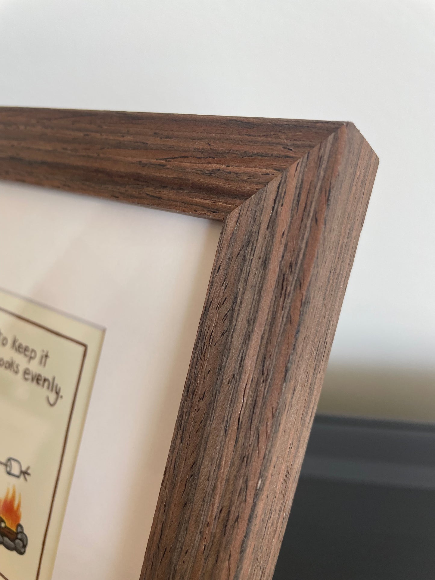 Framed Marshmallow Comic Print - Only 1 copy!