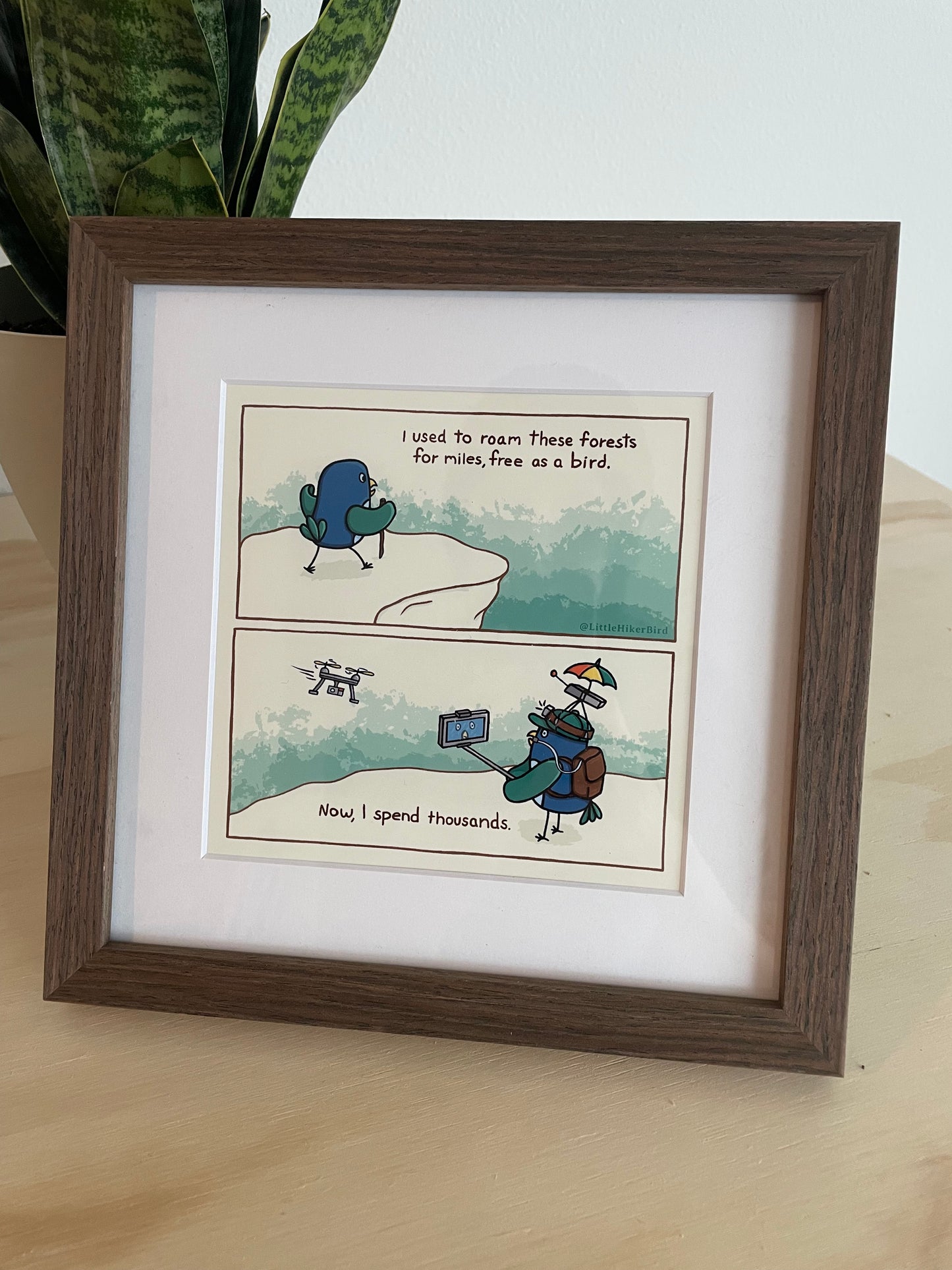 Now I Spend Thousands - Framed Comic Print