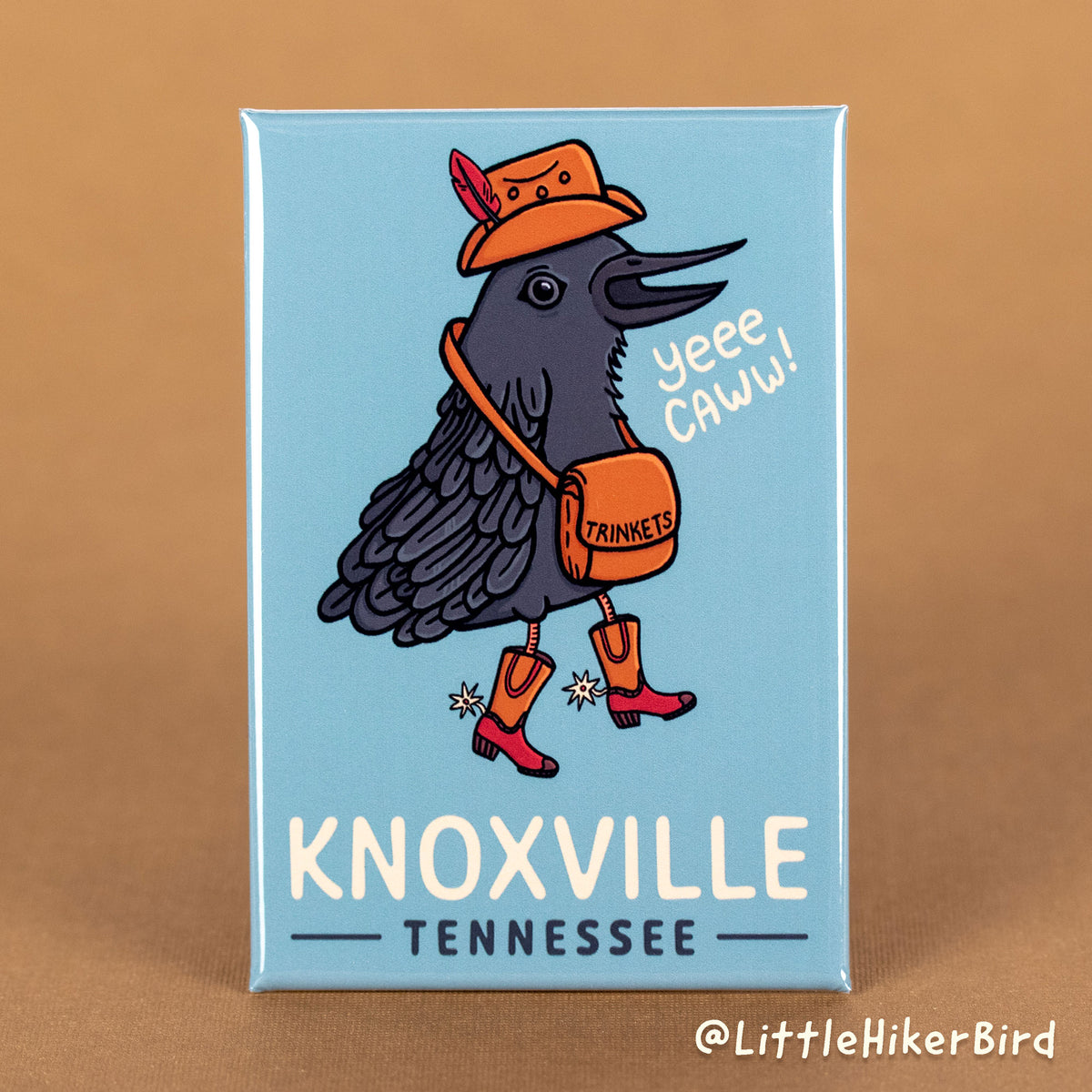 FRIDGE MAGNET - Knoxville, Tennessee - YeeCaw Bird
