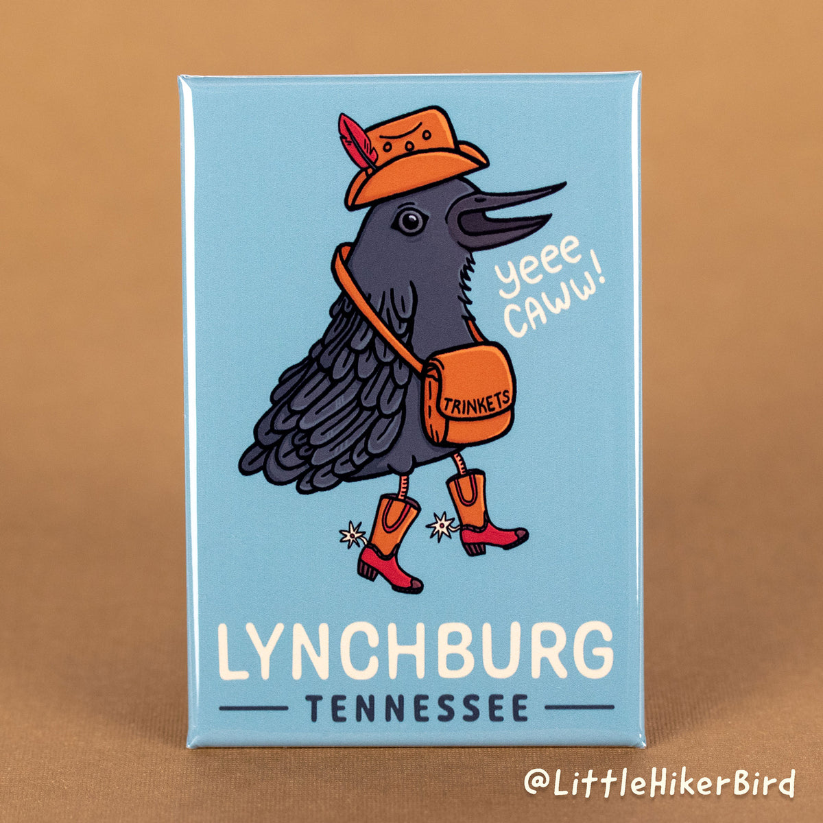 FRIDGE MAGNET - Lynchburg, Tennessee - YeeCaw Bird