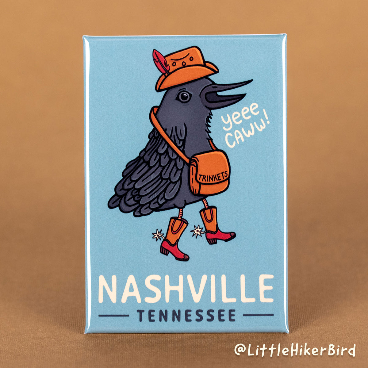 FRIDGE MAGNET - Nashville, Tennessee - YeeCaw Bird