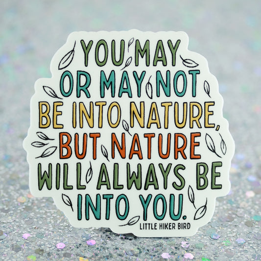 Into Nature Vinyl Sticker