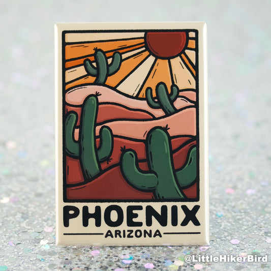 Phoenix, Arizona Fridge Magnet - Saguaro Cactus