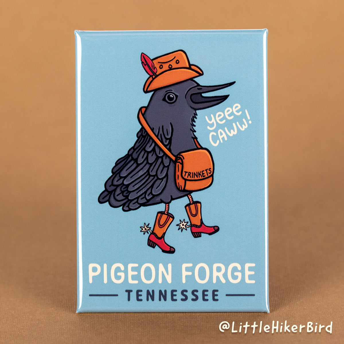 FRIDGE MAGNET - Pigeon Forge, Tennessee - YeeCaw Bird