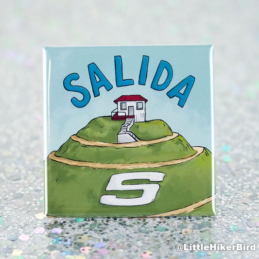 Salida, Colorado Fridge Magnet - S Tenderfoot Mountain