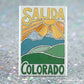 Salida, Colorado Fridge Magnet - Mountain Sketch