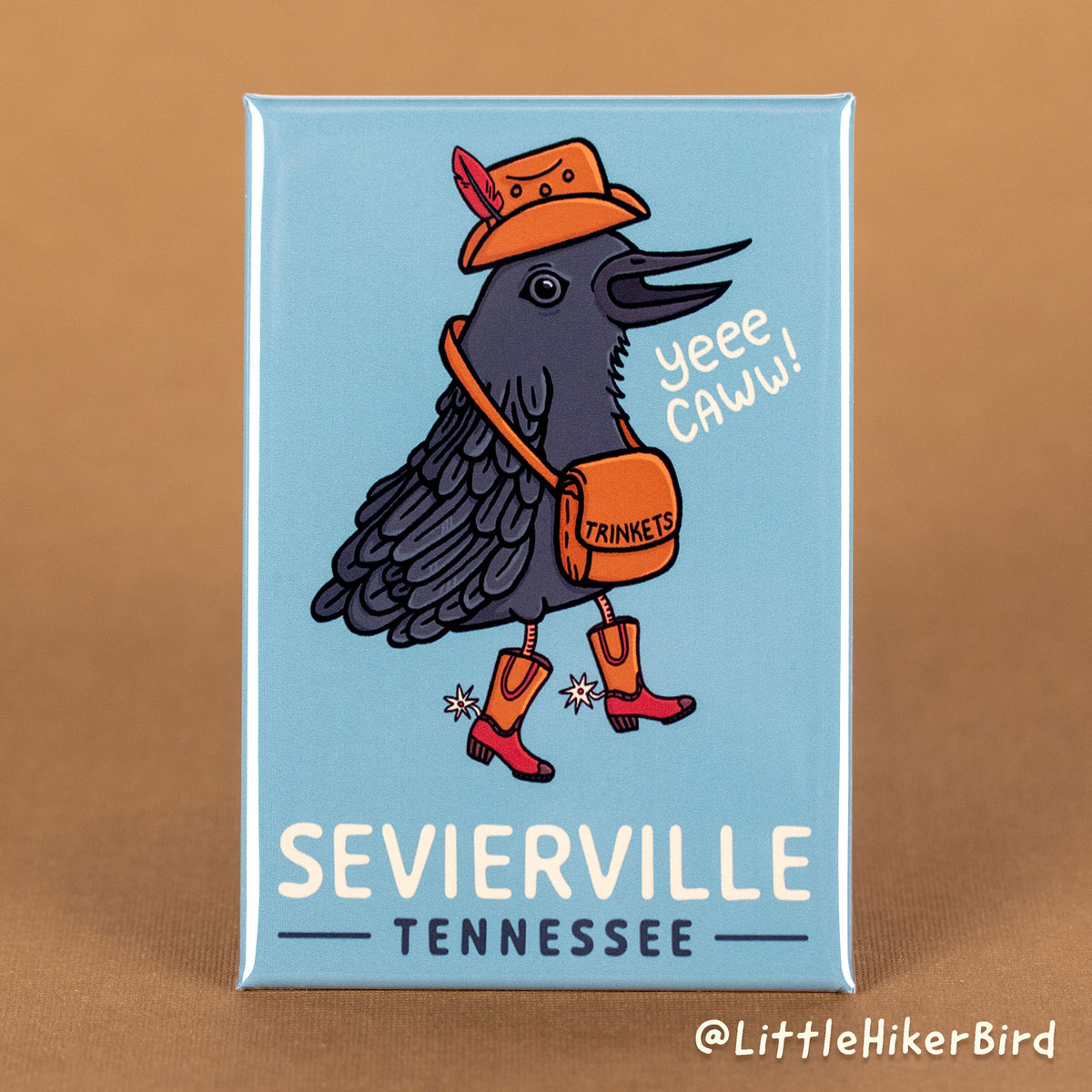 FRIDGE MAGNET - Sevierville, Tennessee - YeeCaw Bird