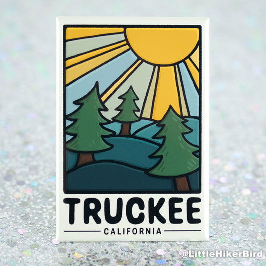 Truckee, California Fridge Magnet - Trees