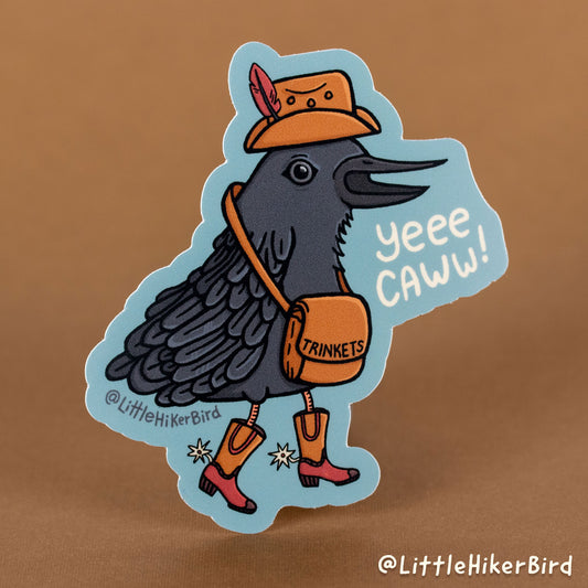 VINYL STICKER - YeeCaw! Cowboy Bird