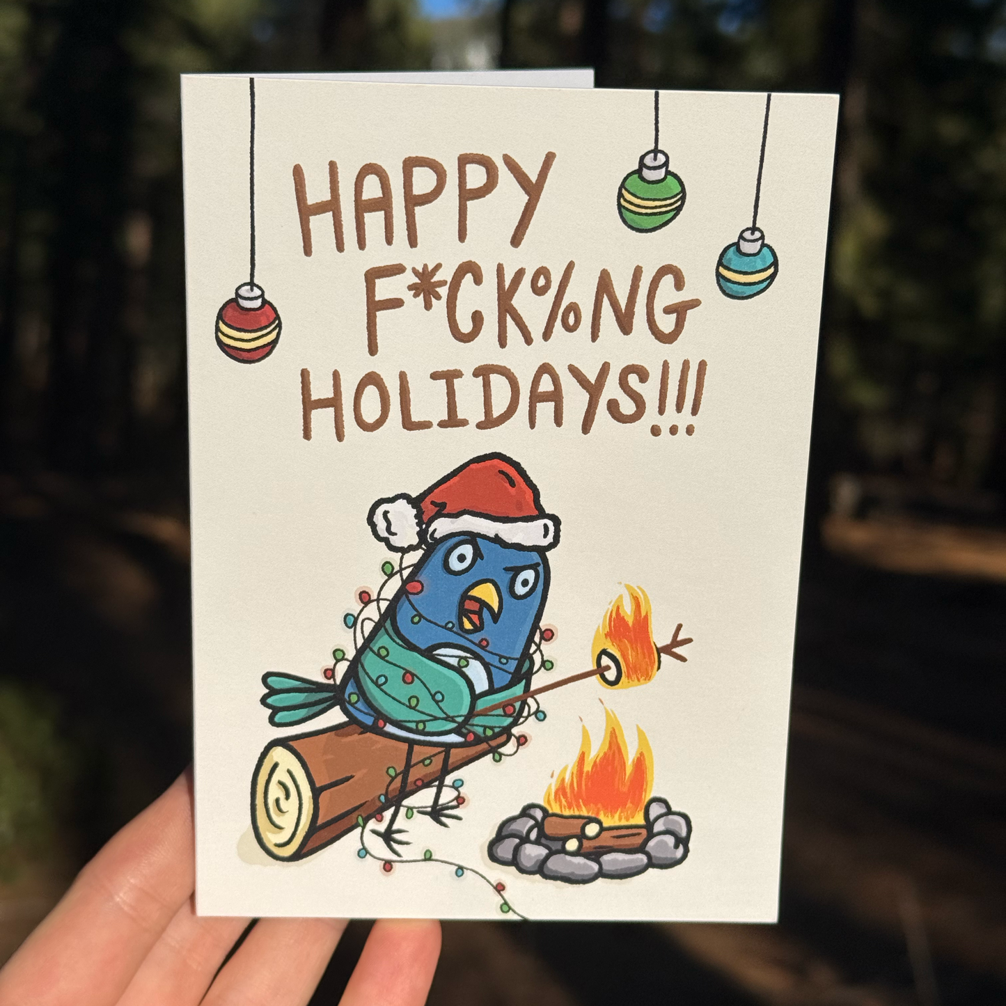 Happy F*ing Holidays - Greeting Card