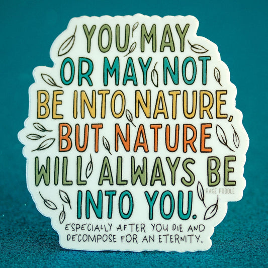Into DARK Nature Vinyl Sticker