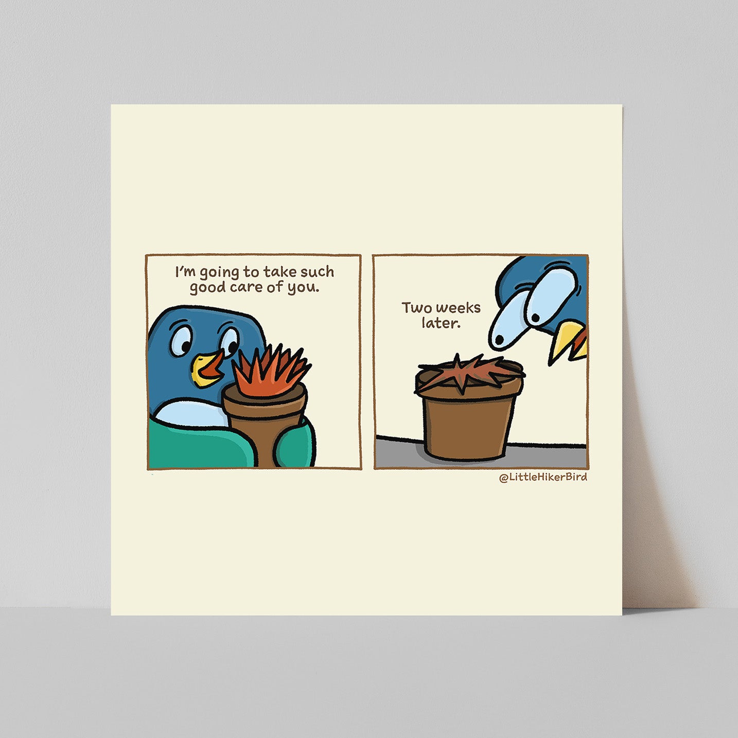 Two Weeks Later Comic Print