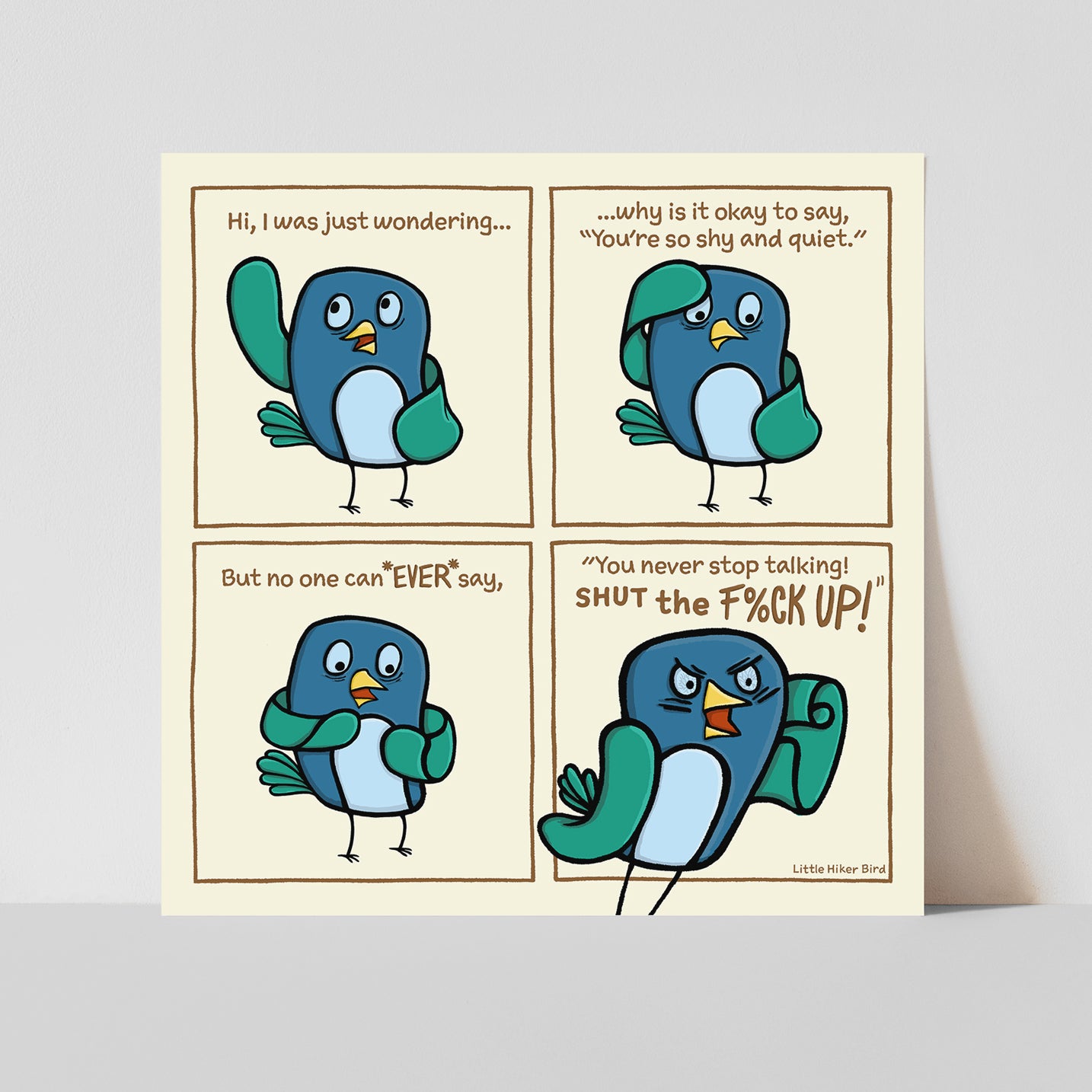 So Quiet Print