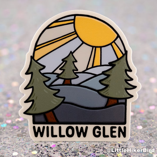 Willow Glen California Vinyl Sticker