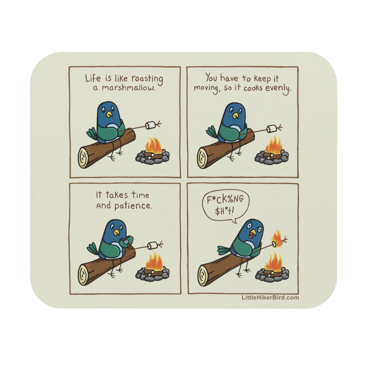 Marshmallow Comic Mouse Pad