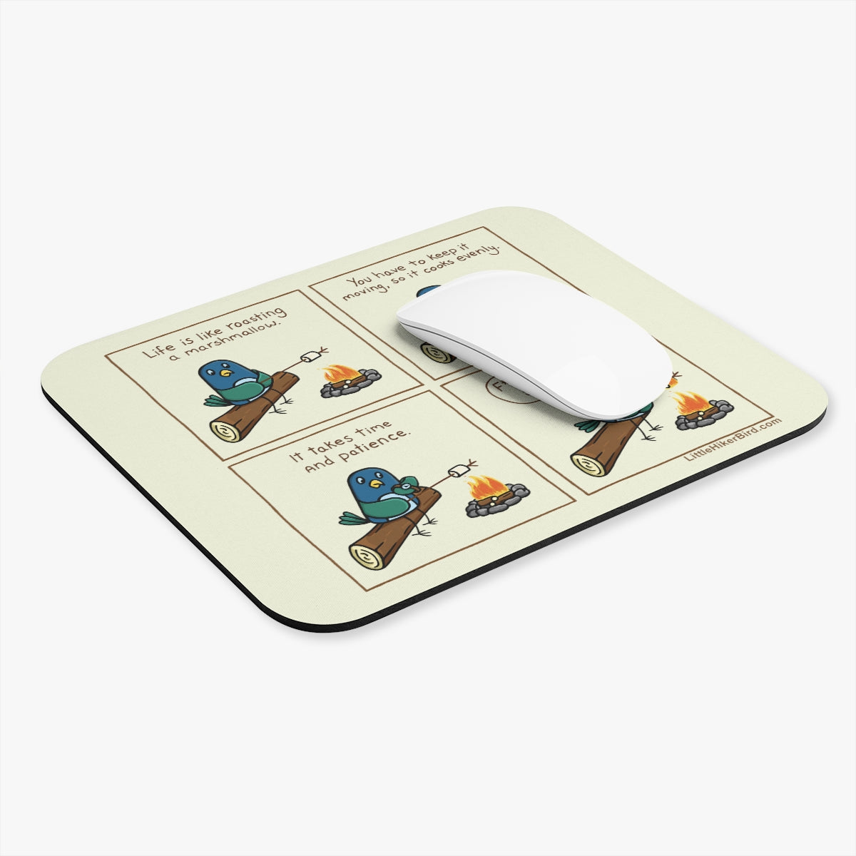 Marshmallow Comic Mouse Pad