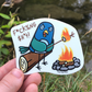 Marshmallow Comic Sticker