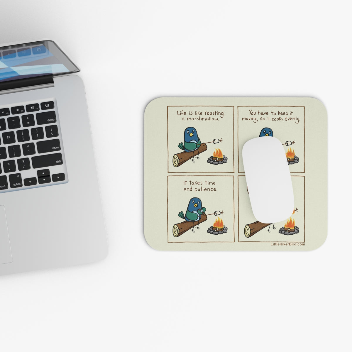 Marshmallow Comic Mouse Pad