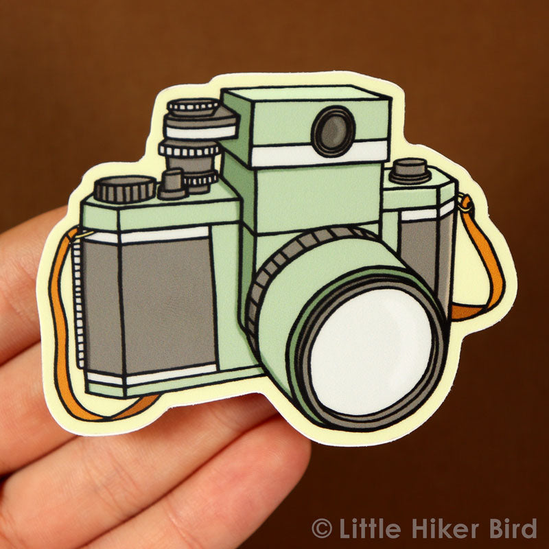 Camera Sticker – Little Hiker Bird