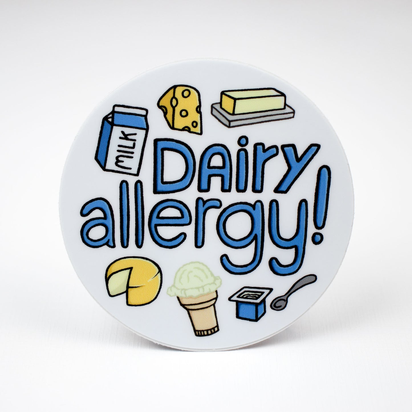 Dairy Allergy Sticker