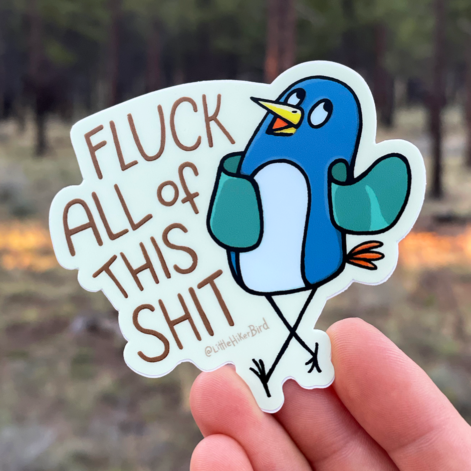 Fluck Vinyl Sticker