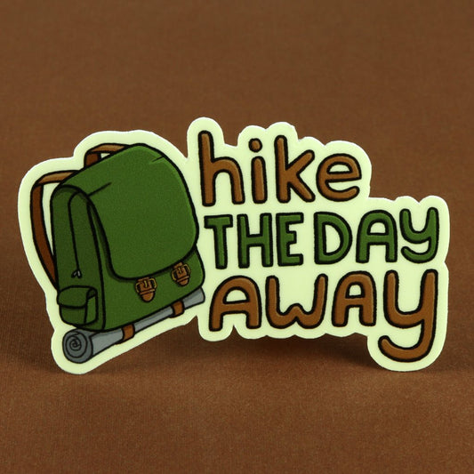 Hike the Day Away Sticker